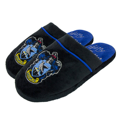 Pantoufles Serdaigle taille S/M - Harry Potter, semelles en gomme pour adhérence optimale, parfaites pour les moments de détente à la maison.