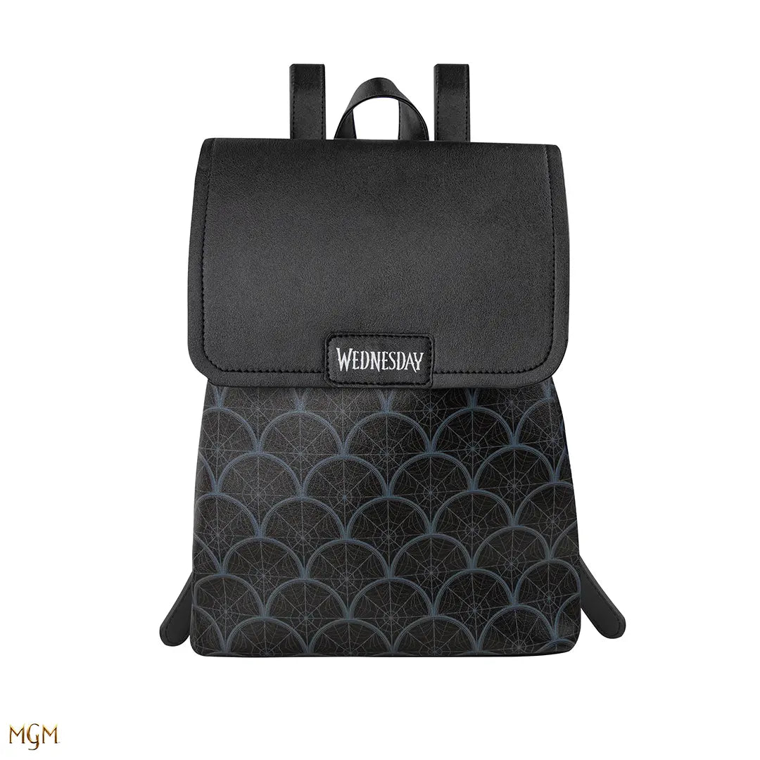 Sac à dos noir La Chose - Wednesday, un accessoire élégant et pratique pour le quotidien, parfait pour le bureau et les sorties.