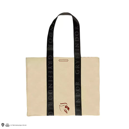 Détails du Tote Bag Deluxe Gryffondor - Harry Potter, conçu pour transporter vos essentiels avec praticité et élégance.