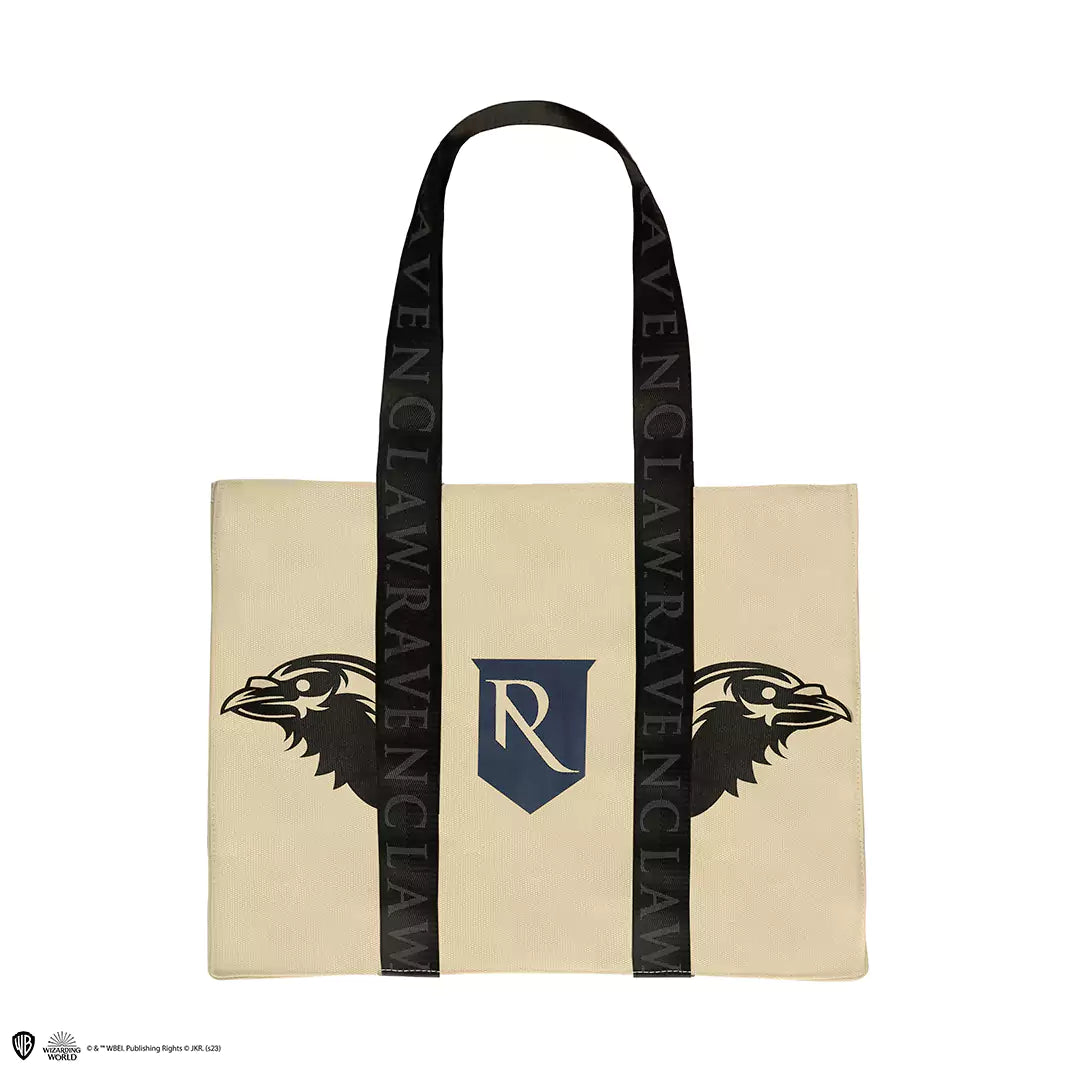 Tote Bag Deluxe Serdaigle - Harry Potter, un sac élégant aux couleurs emblématiques de la maison Serdaigle, parfait pour les fans de la saga.