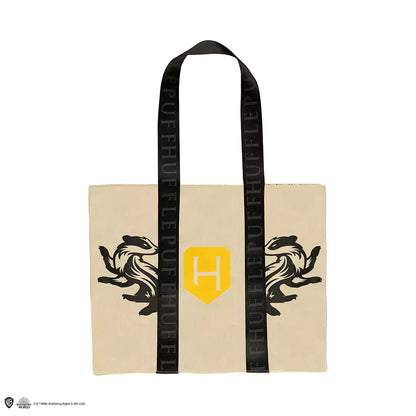 Tote Bag Deluxe Poufsouffle - Harry Potter, élégant et fonctionnel, parfait pour transporter vos essentiels magiques.