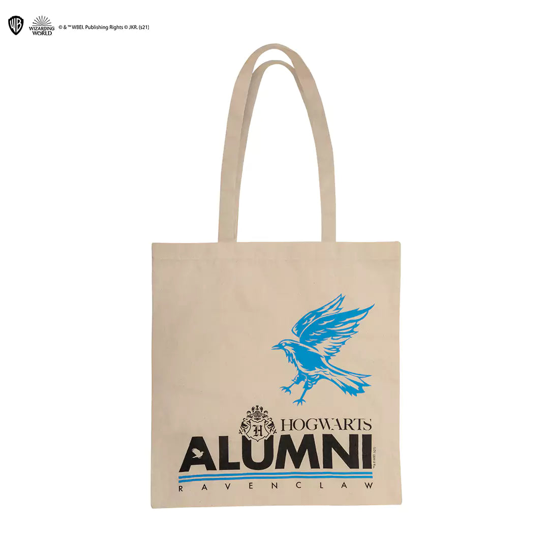 Tote Bag Alumni Serdaigle - Harry Potter, un sac en coton élégant et durable, parfait pour les amateurs de la maison Serdaigle.