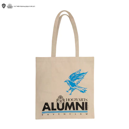 Tote Bag Alumni Serdaigle - Harry Potter, un sac en coton élégant et durable, parfait pour les amateurs de la maison Serdaigle.