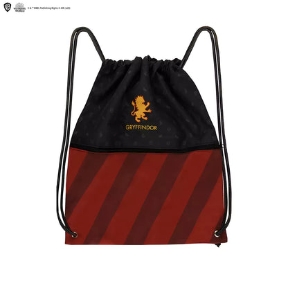 Sac à cordon Gryffondor - Harry Potter, un accessoire stylé représentant la maison du lion avec un design élégant et pratique.