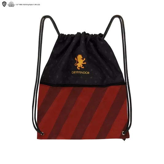 Sac à cordon Gryffondor - Harry Potter, un accessoire stylé représentant la maison du lion avec un design élégant et pratique.