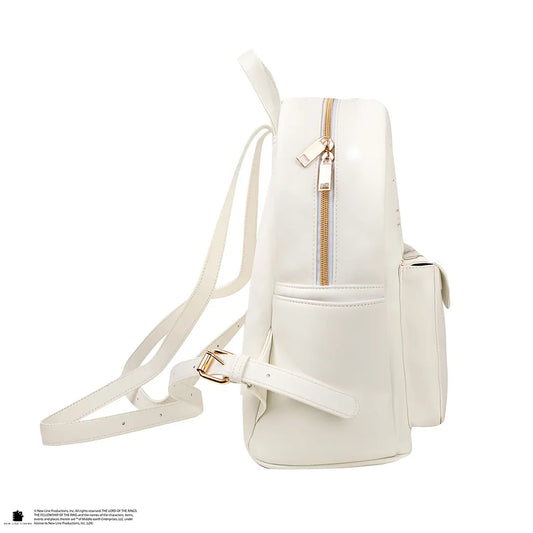 Sac à dos Phosphorescent Porte de la Moria - Le Seigneur des Anneaux avec une vue d'ensemble, illuminé dans l'obscurité pour capturer l'essence magique de la saga.