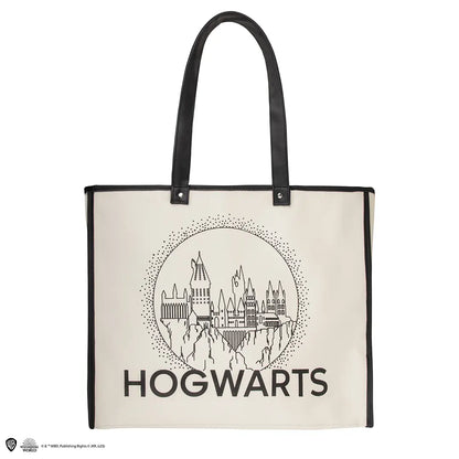 Sac cabas Château de Poudlard de Harry Potter affichant son design inspiré du célèbre château, parfait pour les fans de la saga.