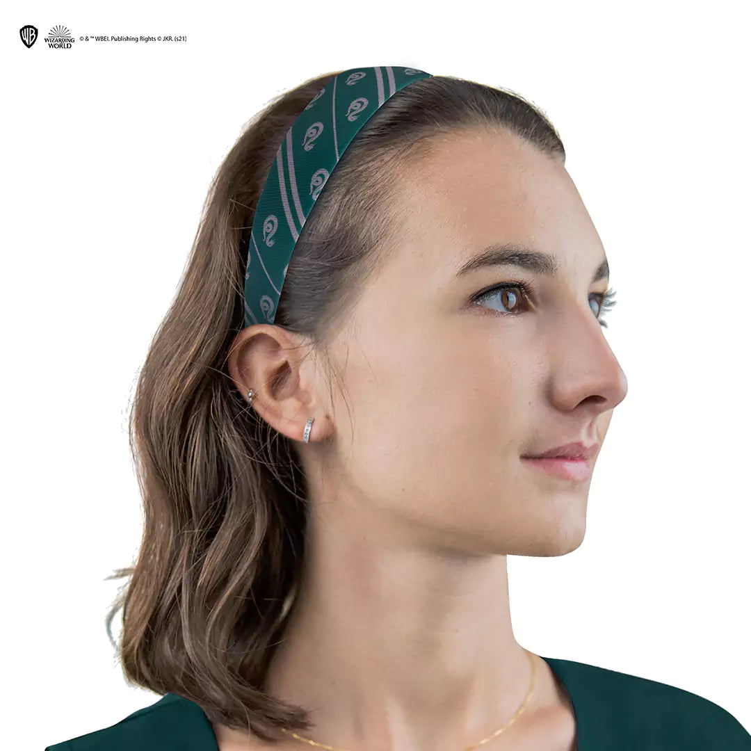 Serre-tête Serpentard classique - set de 2, accessoires pour cheveux pour afficher votre fierté de la maison Serpentard.