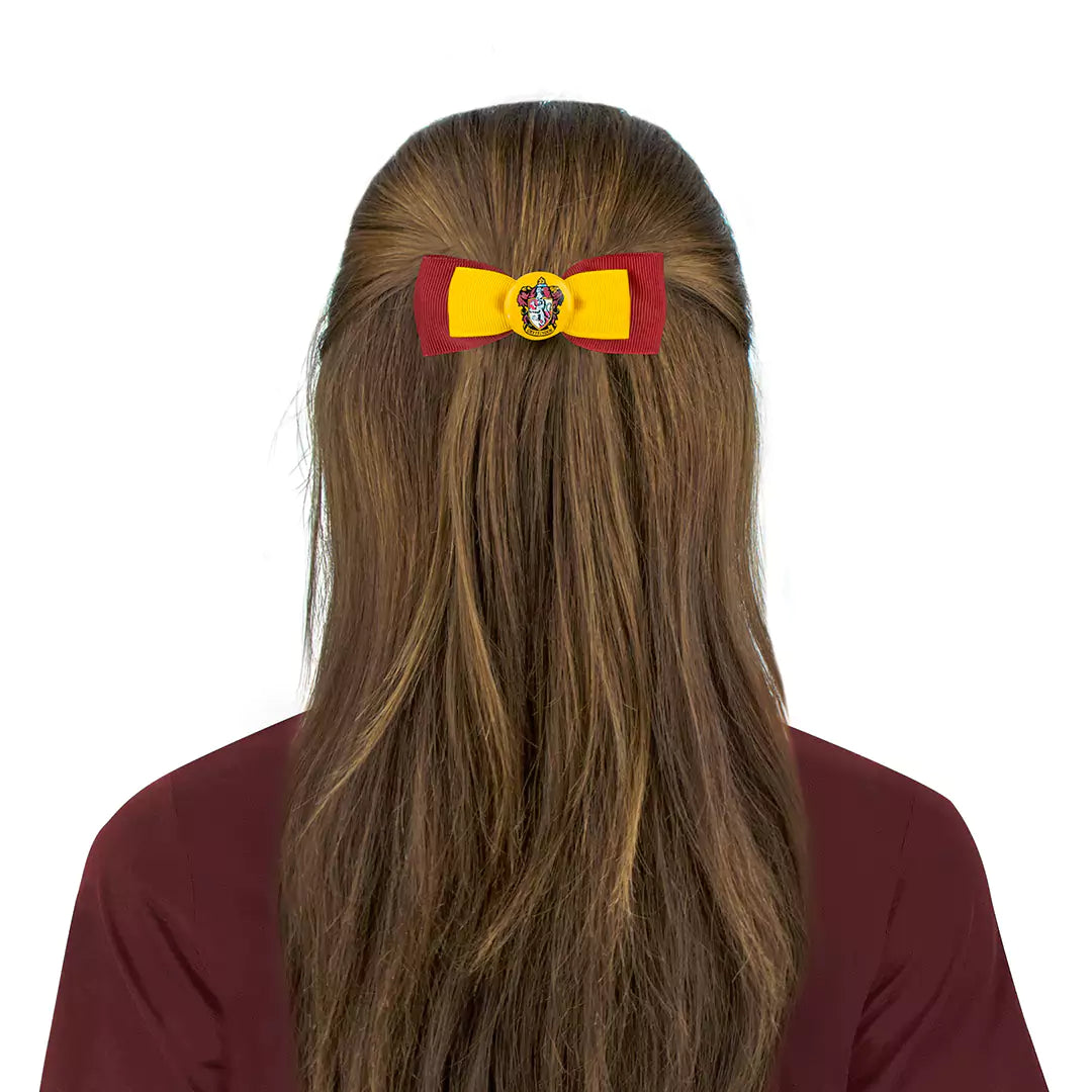 Accessoires pour cheveux Gryffondor - Trendy : charmante barrette en forme de nœud pour un style sorcier.