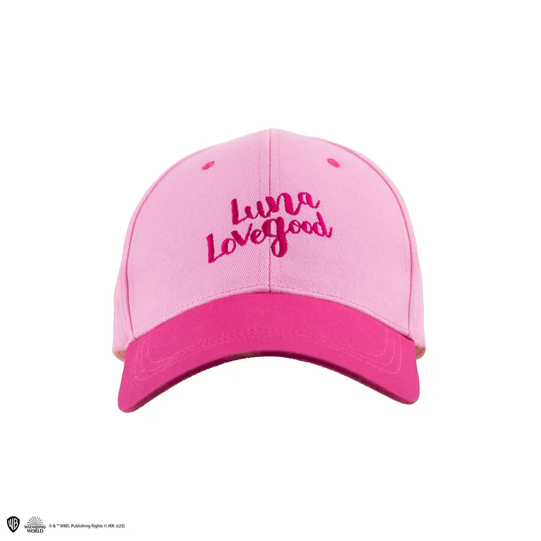 Détails de la casquette Luna Lovegood - Harry Potter, fabriquée en 100% coton pour un confort optimal.