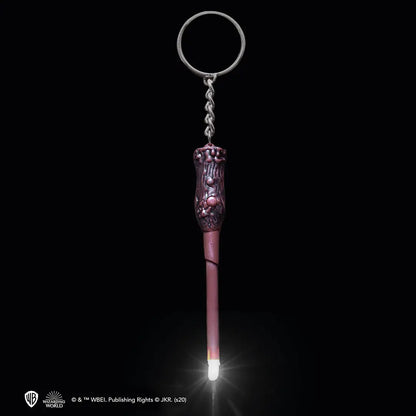 Détails du porte clefs Harry Potter lumineux, mettant en valeur son design inspiré de l'univers magique et sa taille compacte.