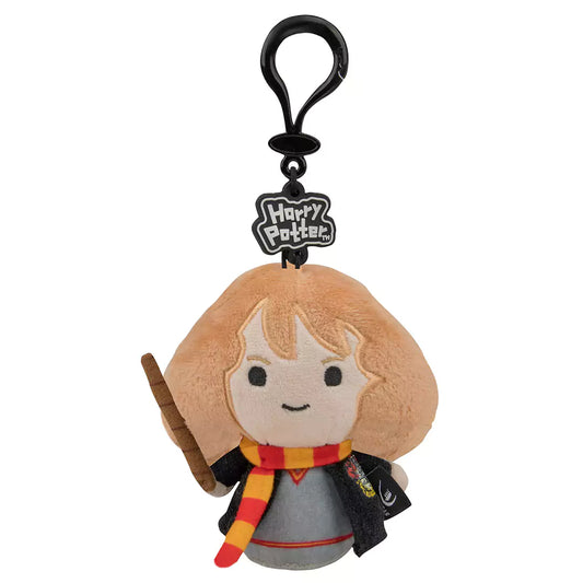 Porte-clés peluche Hermione Granger, un accessoire magique et doux, idéal pour les fans de Harry Potter, à accrocher à vos clés ou votre sac.
