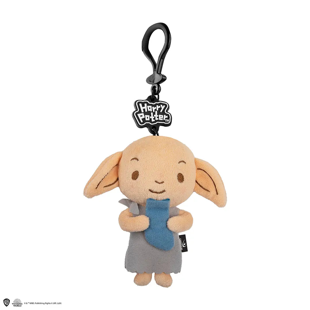 Porte-clés peluche Dobby - Harry Potter, le parfait accessoire magique pour les fans de la saga, montrant un Dobby en peluche aux détails soignés.