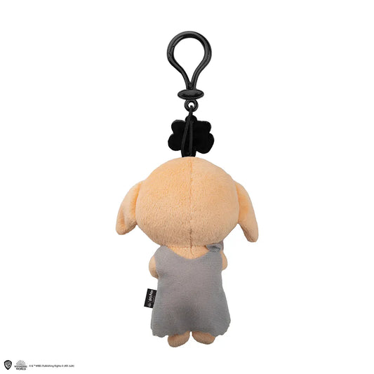 Dobby en peluche sur un porte-clés, le compagnon idéal pour les amateurs d'Harry Potter, prêt à ajouter une touche de magie à vos clés.