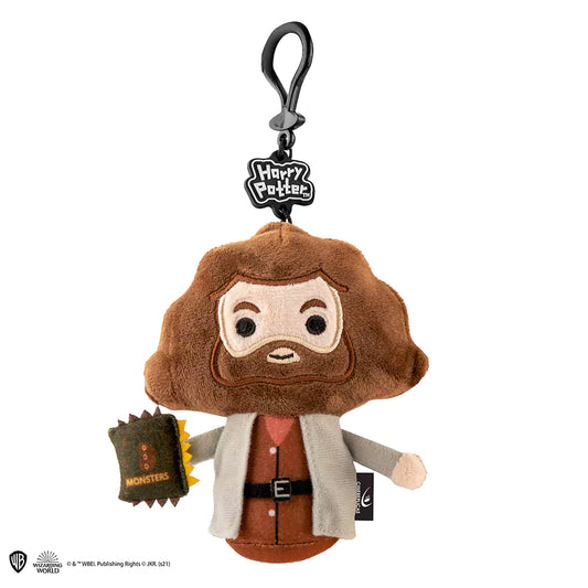 Porte-clés peluche Hagrid, un accessoire magique inspiré de l'univers Harry Potter, parfait pour accrocher à vos clés.
