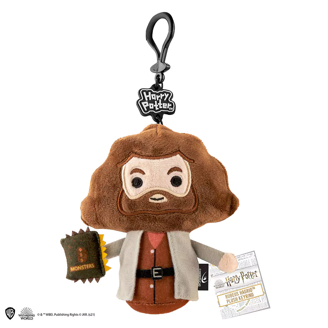 Porte-clés peluche Hagrid, un compagnon de collection qui apportera une touche de magie à vos sacs ou clés.