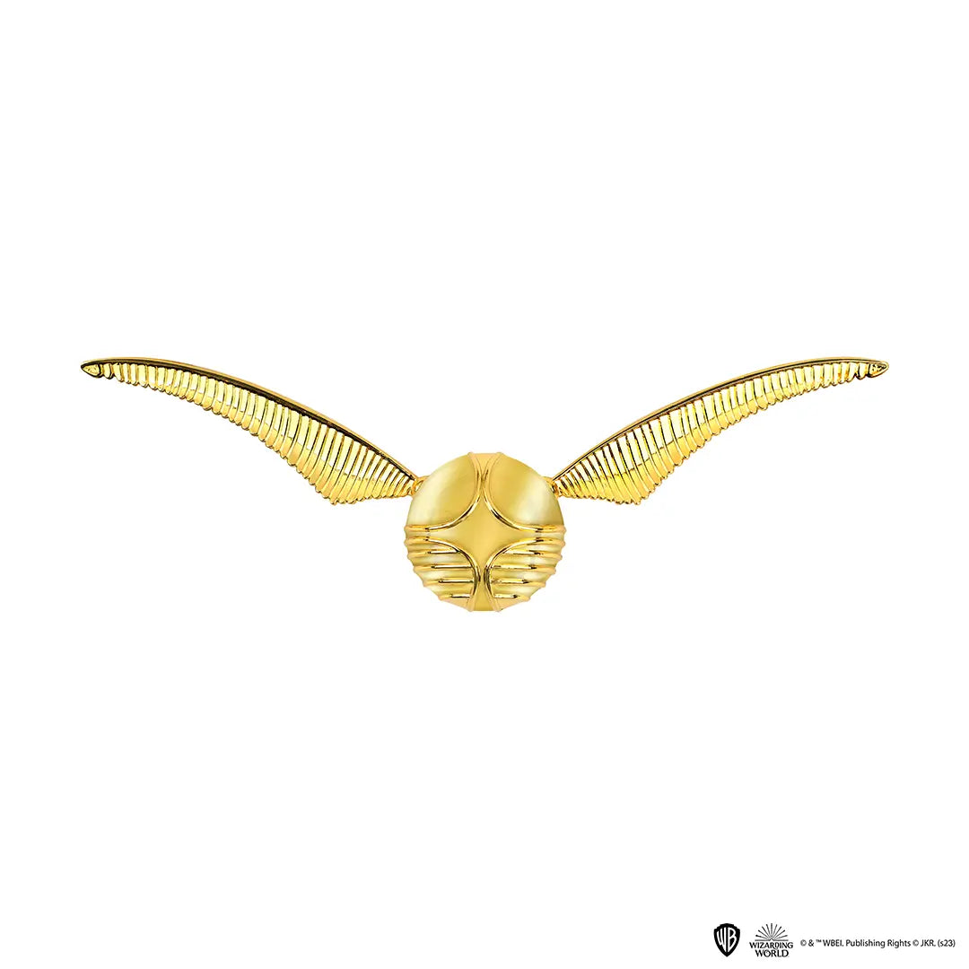 Réplique mini Nimbus 2000 Harry Potter par Distrineo - Certificat d'authenticité avec le Vif d'or en métal inclus.