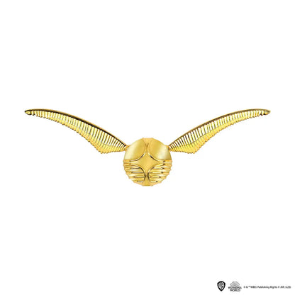 Réplique mini Nimbus 2000 Harry Potter par Distrineo - Certificat d'authenticité avec le Vif d'or en métal inclus.