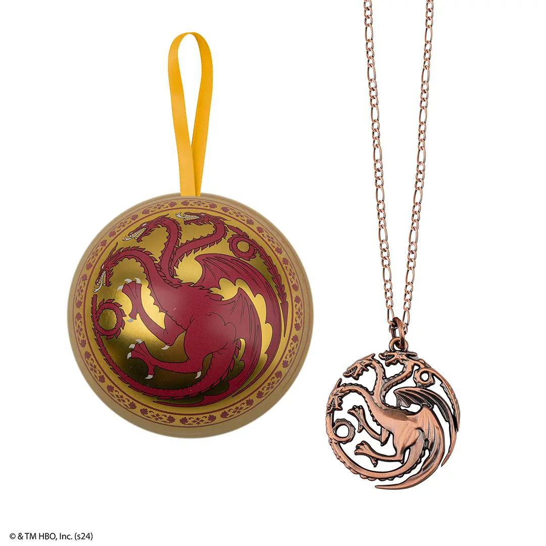Collier Targaryen de Game of Thrones : un bijou captivant inspiré de la maison des dragons.