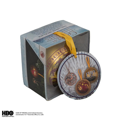 Collier Targaryen de Game of Thrones, un bijou élégant inspiré de la majestueuse maison Targaryen, parfait pour les fans de Westeros.