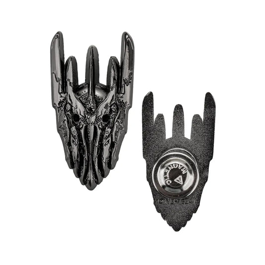 Magnifique design du Magnet Casque de Sauron - Le Seigneur des Anneaux, parfait pour les fans de J.R.R. Tolkien et un ajout captivant à votre collection de souvenirs.