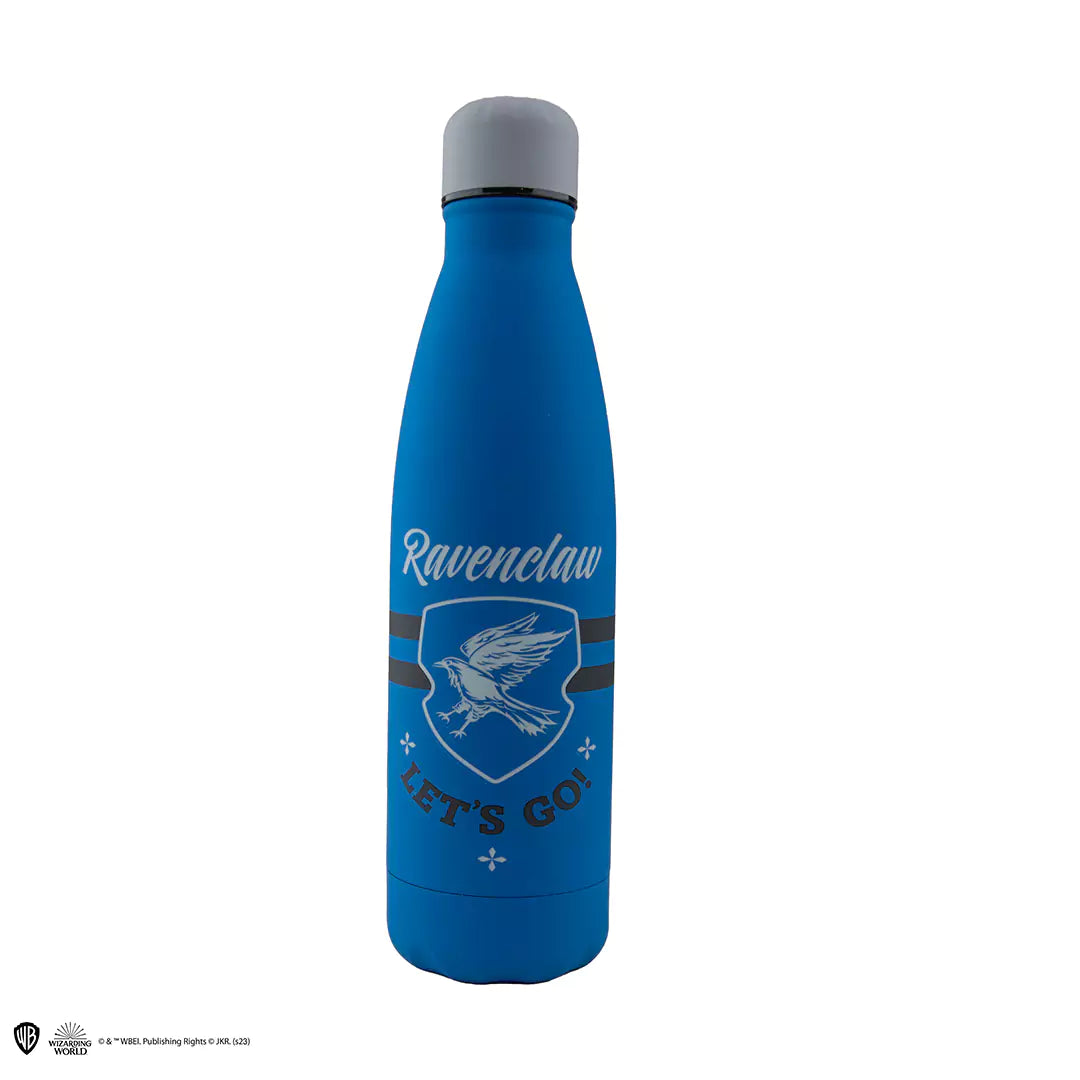 Détails de la Bouteille Serdaigle Let's go 500ml - Harry Potter, mettant en avant le design distinctif et la qualité premium de l'acier inoxydable.