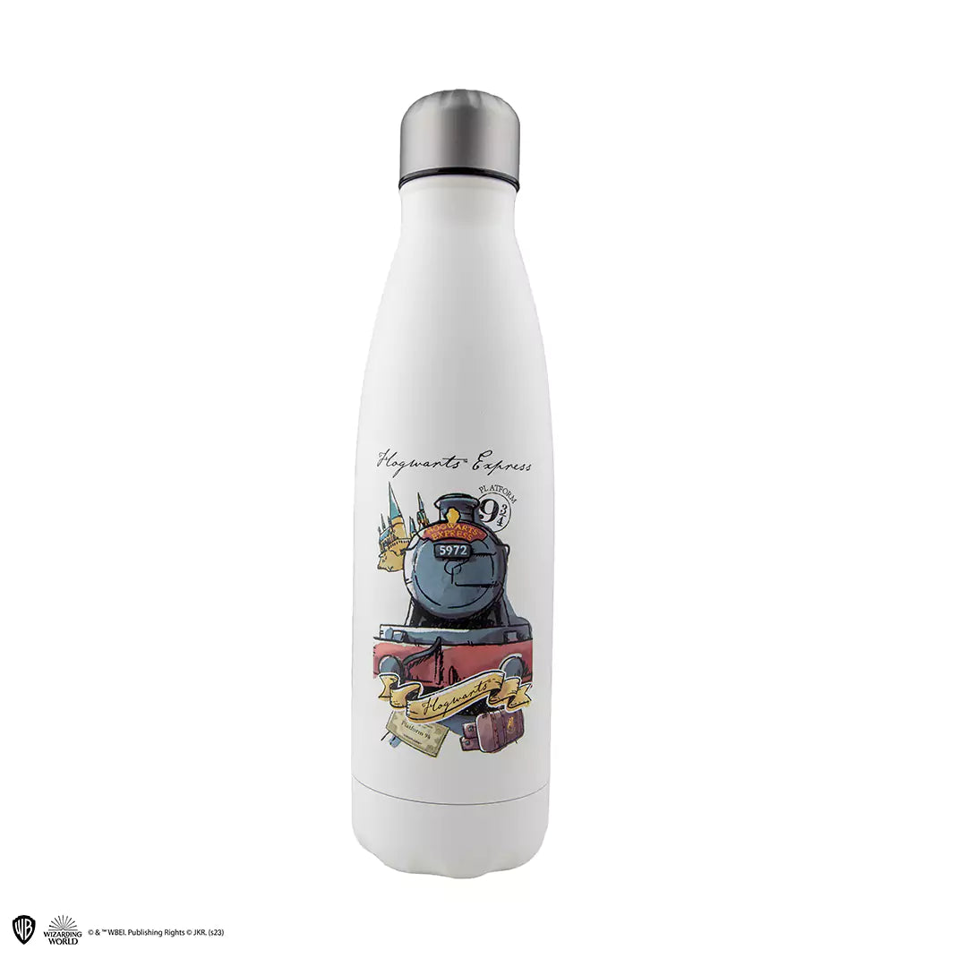 Présentation de la Bouteille Voyage à Poudlard 500ml - Harry Potter, un accessoire fonctionnel et stylé pour les passionnés de magie.