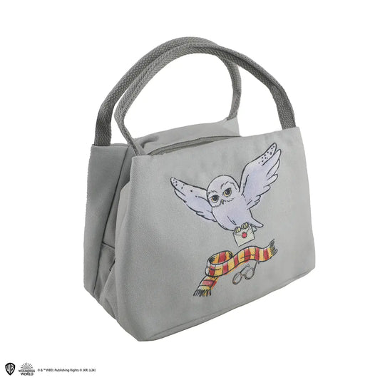 Lunch bag Hedwige - Harry Potter avec un design captivant inspiré de la chouette, parfait pour les fans de la saga.