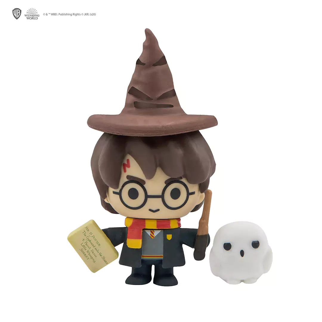 Figurine Gomee - Harry Potter, une pièce de collection intrigante de 6 cm en gomme durable, parfaite pour les fans de la saga magique.
