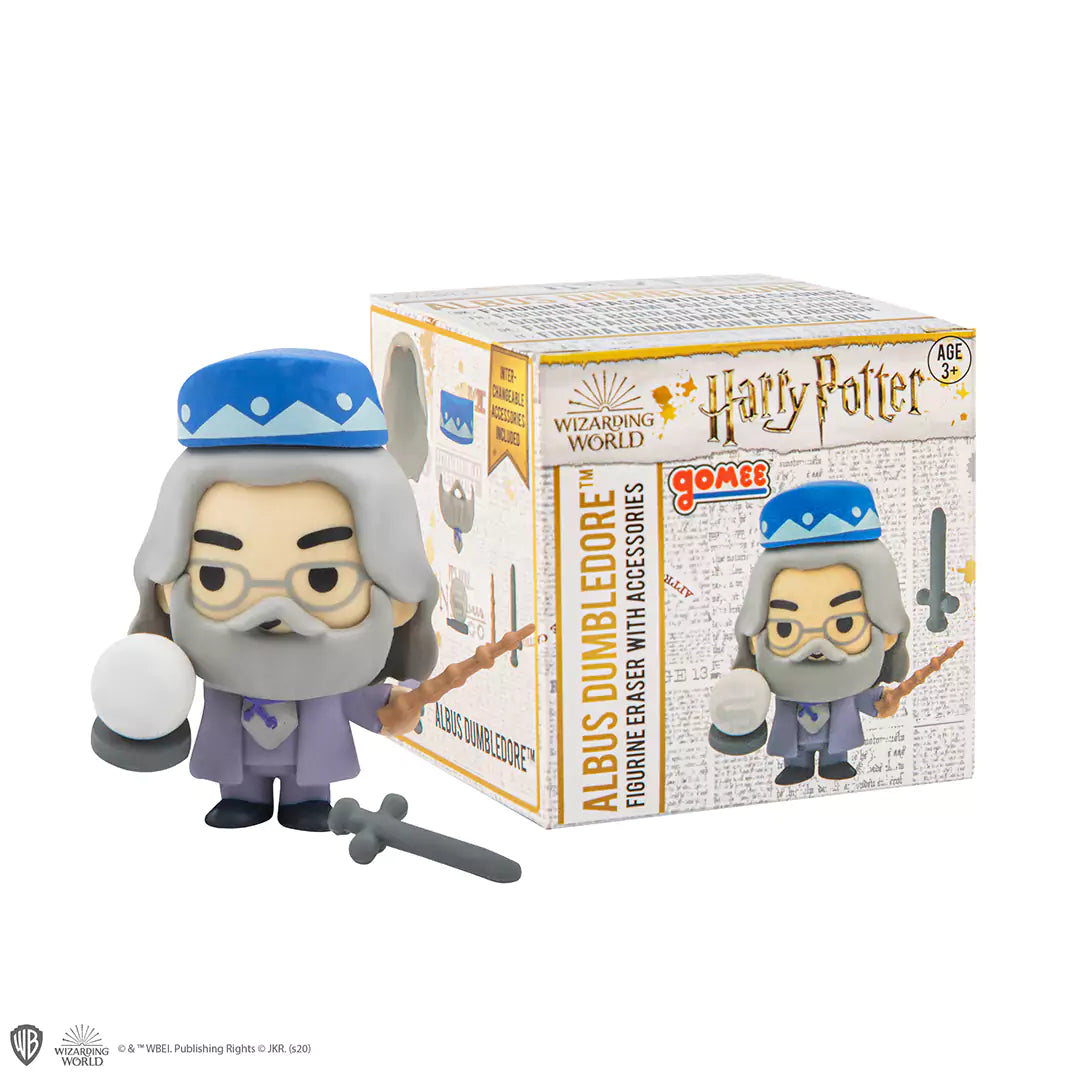 Figurine Gomee - Albus Dumbledore, mesurant 6 cm, parfaite pour enrichir votre collection Harry Potter avec son charme irrésistible.