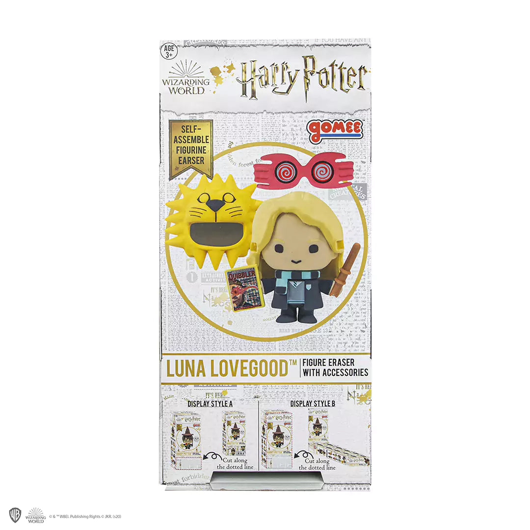 Détails de la Figurine Gomee - Luna Lovegood, fabriquée en gomme de haute qualité et mesurant 6 cm, parfaite pour les fans.
