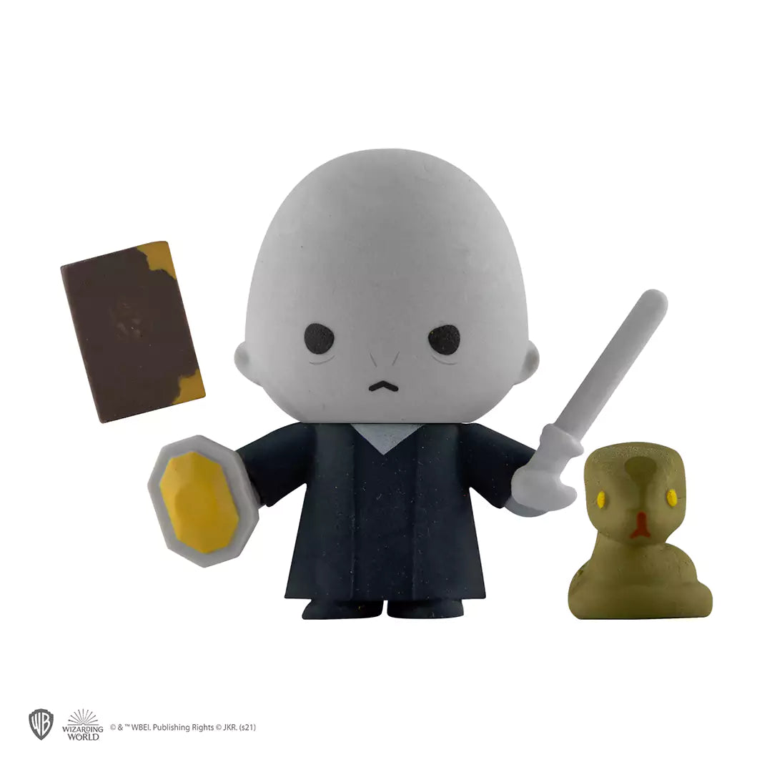 Figurines Gomee - Lord Voldemort - Harry Potter, figurine en gomme de 6 cm, idéale pour les collectionneurs et fans de la saga.