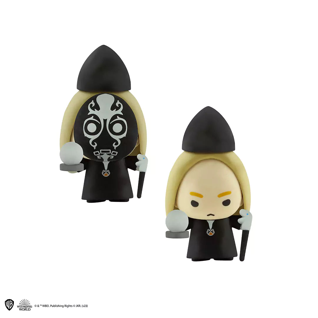 Figurine Gomee Lucius Malefoy - Harry Potter, figurine en gomme de 6 cm capturant le style aristocratique de Lucius Malefoy.