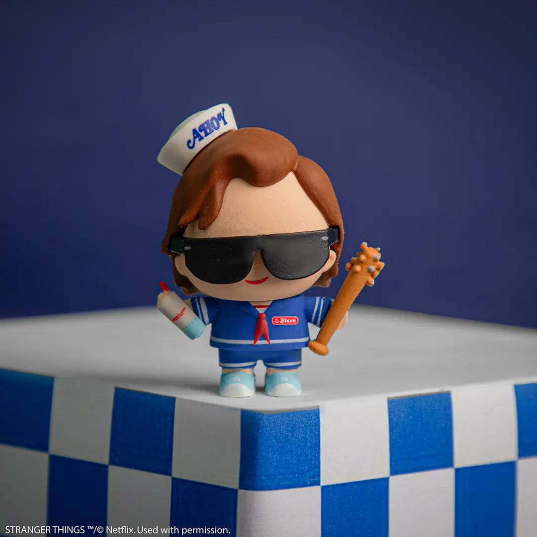 Figurine Gomee - Stranger Things assemblée montrant des détails fidèles aux personnages de la série.