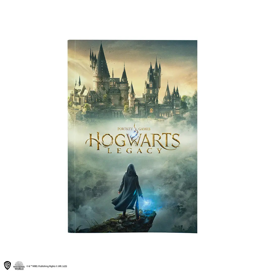 Carnet Hogwarts Legacy - Harry Potter avec couverture rigide illustrée, parfait pour les fans de l'univers magique.