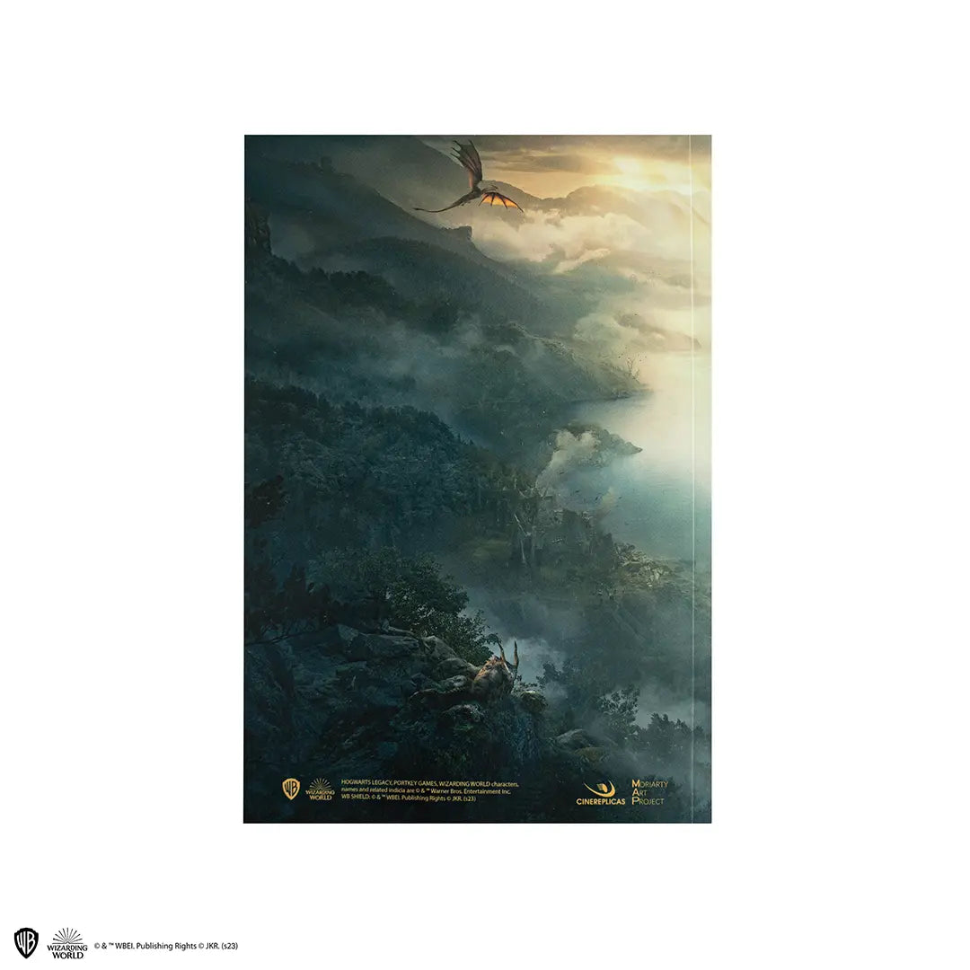 Pages blanches de qualité supérieure du Carnet Hogwarts Legacy - Harry Potter, idéales pour écrire et dessiner des sorts.