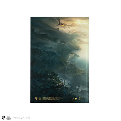 Pages blanches de qualité supérieure du Carnet Hogwarts Legacy - Harry Potter, idéales pour écrire et dessiner des sorts.