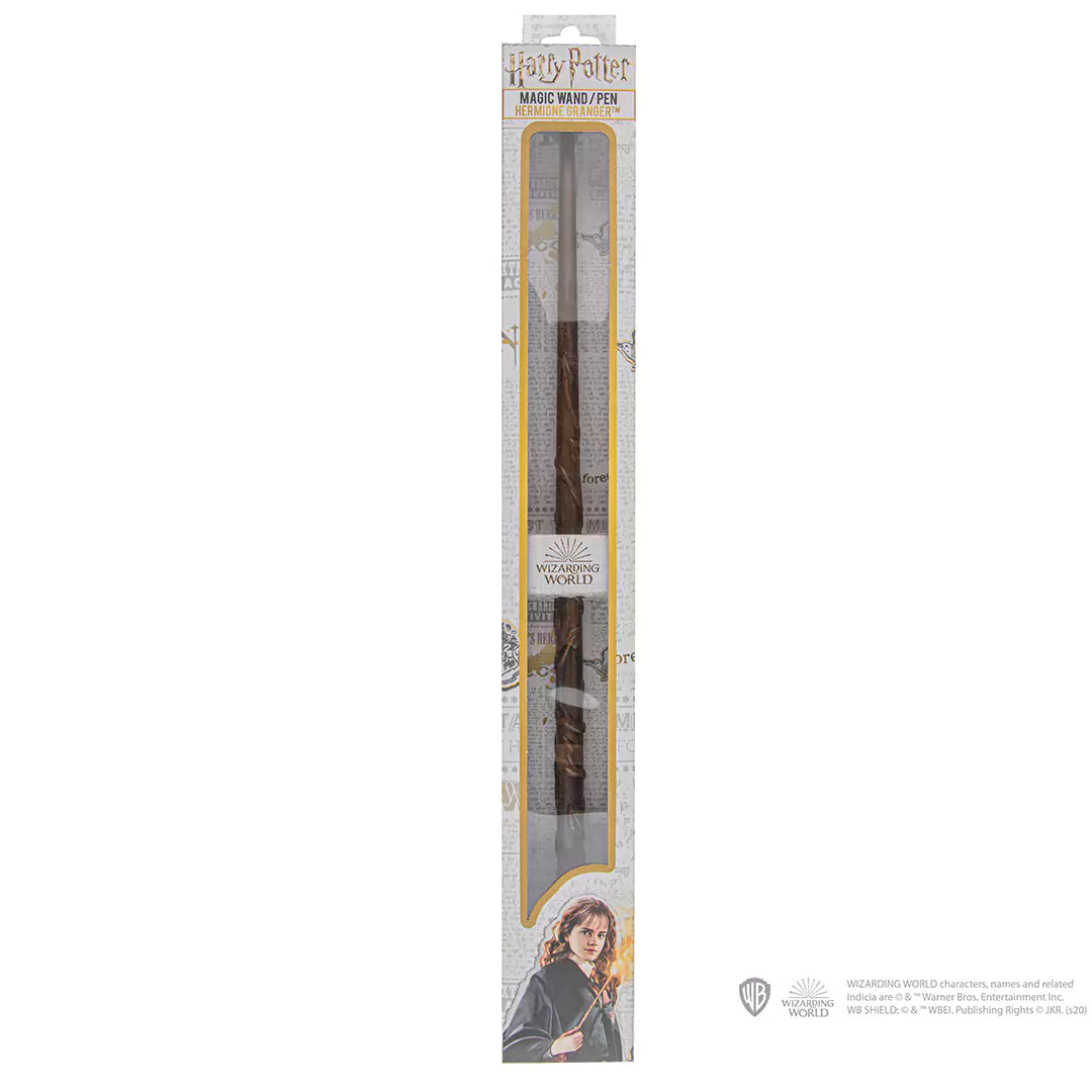 Détails du Stylo baguette Hermione Granger - Harry Potter, un accessoire enchanteur qui ajoute une touche de sagesse et de bravoure à votre écriture.