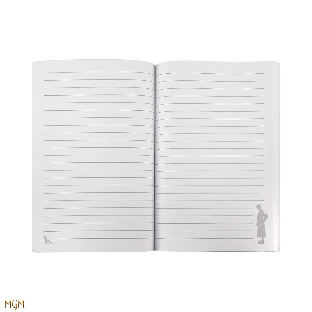 Intérieur du carnet souple 'This is my writing time - Wednesday', avec papier de haute qualité pour une écriture fluide.