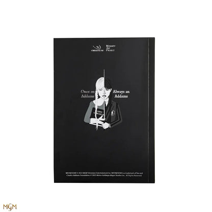 Carnet souple Wednesday et violoncelle - Intérieur ligné pratique pour prendre des notes et dessiner des croquis creatively.