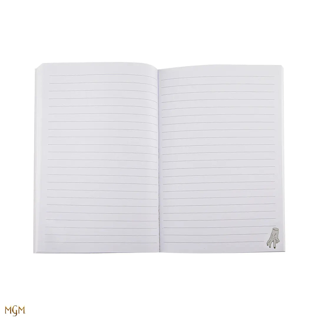 Carnet souple Wednesday et violoncelle - Un must-have stylé, idéal pour l'école ou le bureau, mettant en avant le style unique de Wednesday.