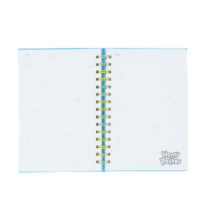 Pages intérieures du carnet à spirales Harry Potter Kawaii, idéales pour écrire, dessiner et exprimer votre créativité.