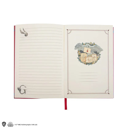 Stylo élégant aux couleurs de Gryffondor inclus avec le carnet deluxe et stylo Gryffondor - Harry Potter, parfait pour une écriture soignée dans vos aventures de sorcellerie.