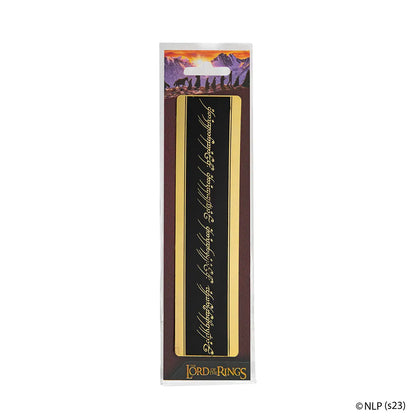Marque-page métal - Anneau Unique - Le Seigneur des Anneaux, le cadeau parfait pour les fans de littérature et de cinéma.