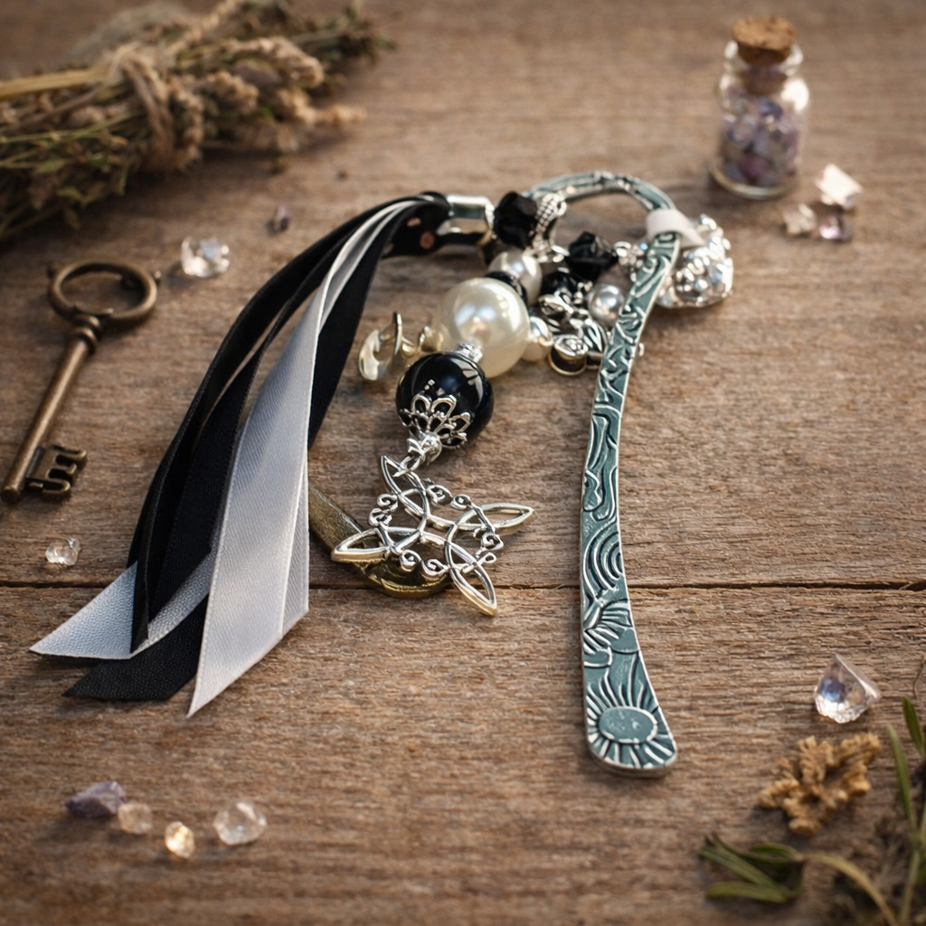 Marque-page LhanisaCréa, un cadeau parfait pour les amateurs de littérature à la recherche de beauté et d'esthétisme.