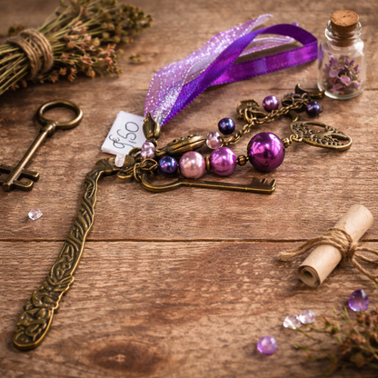 Accessoire élégant et décoratif, le marque-page de LhanisaCréa enrichit chaque expérience de lecture.