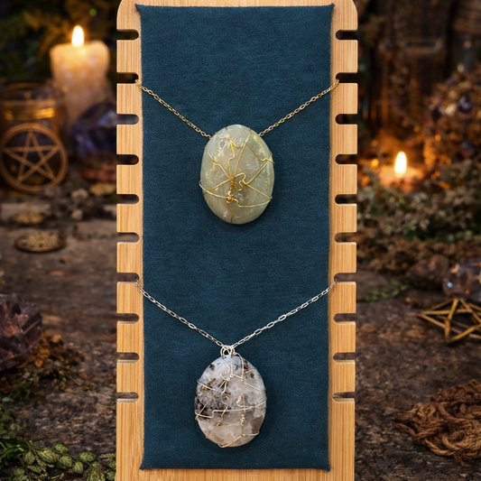 Collier cabochon - Moonbloom by Light