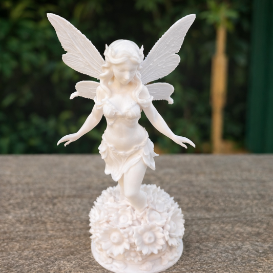 Large Fairy Figurine (Flower Crown) - KingCreats