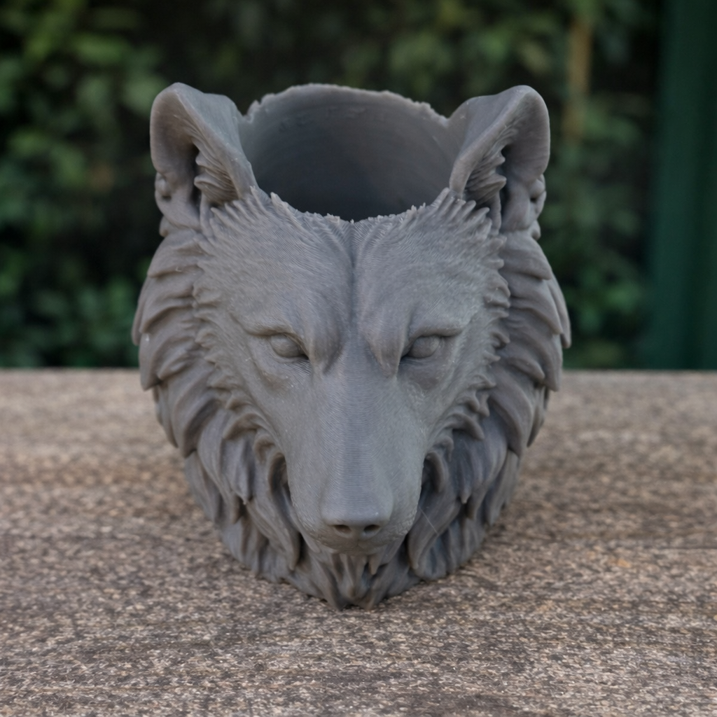 Wolfskopf-Stifthalter - KingCreats