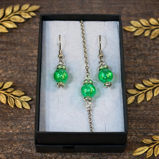 Parure Bracelet & Boucles d’oreilles – Jessica Deelyah